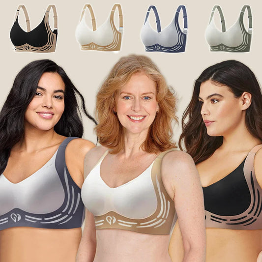 🎁Last Day 49% OFF - Wire-Free Top Support Bra👍No More Sagging Breasts