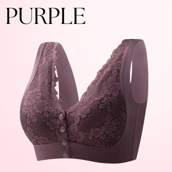 LAST DAY SALE 70% OFF – Zero Feel Lace Full Coverage Front Closure Bra